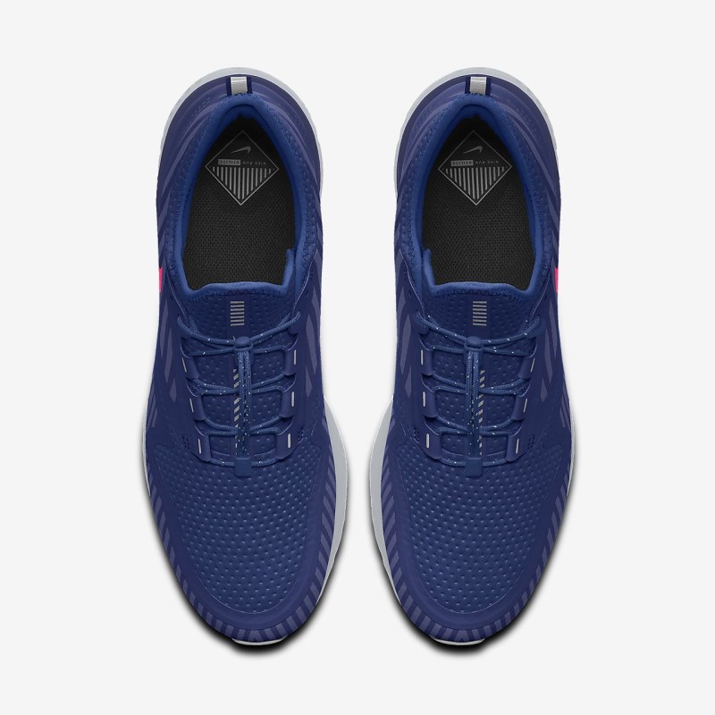 Nike オデッセイ React Shield レディース ランニングシューズ 青 | PL7110-682