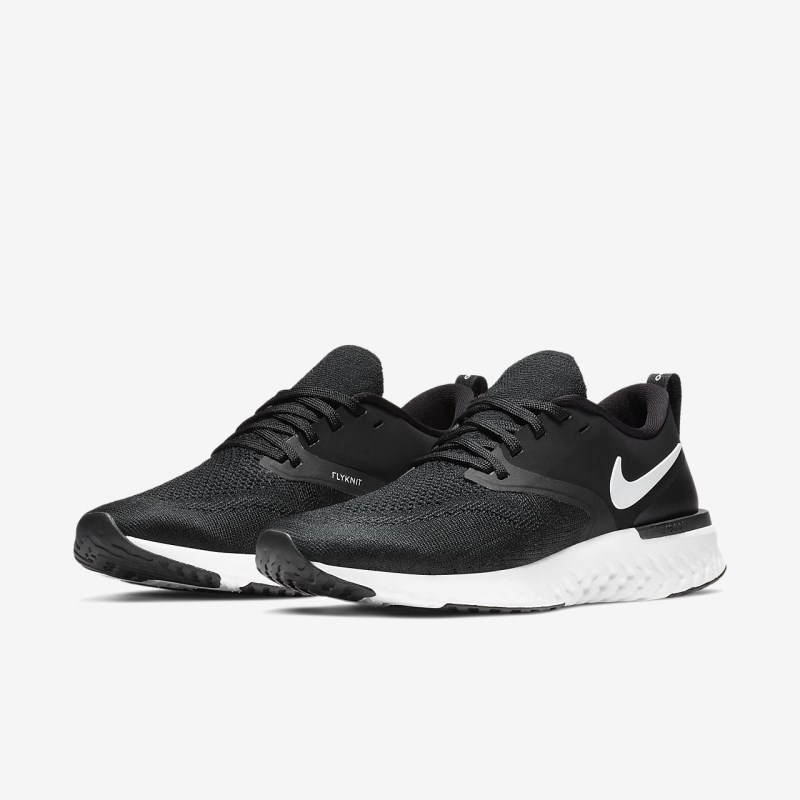 Nike オデッセイ React フライニット 2 レディース ランニングシューズ 黒 | DB2244-923