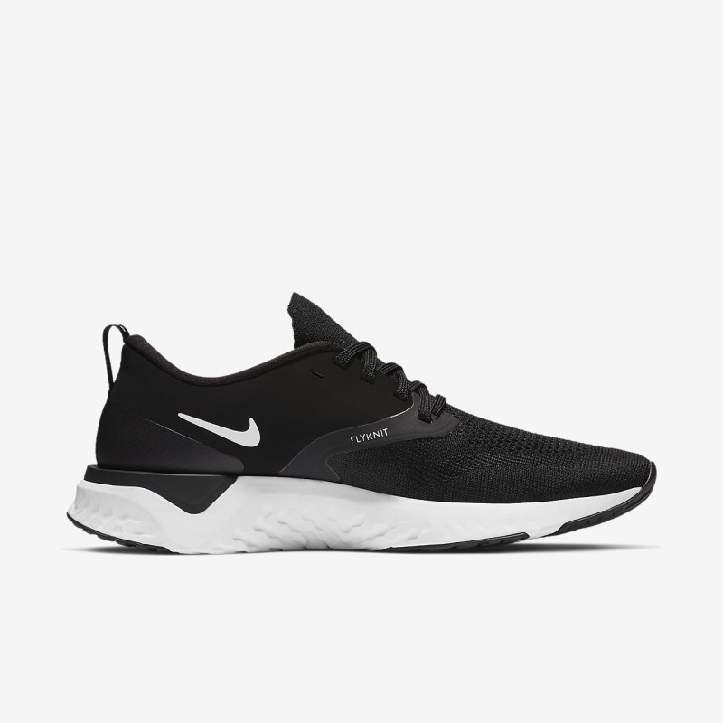 Nike オデッセイ React フライニット 2 レディース ランニングシューズ 黒 | DB2244-923