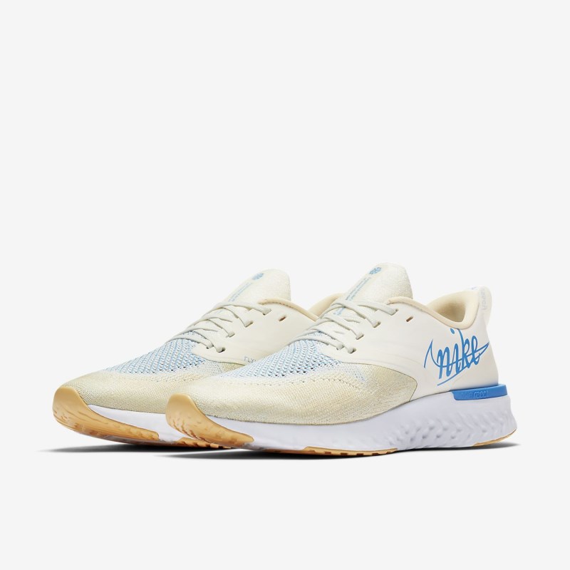 Nike オデッセイ React フライニット 2 レディース ランニングシューズ 青 | PV4801-665