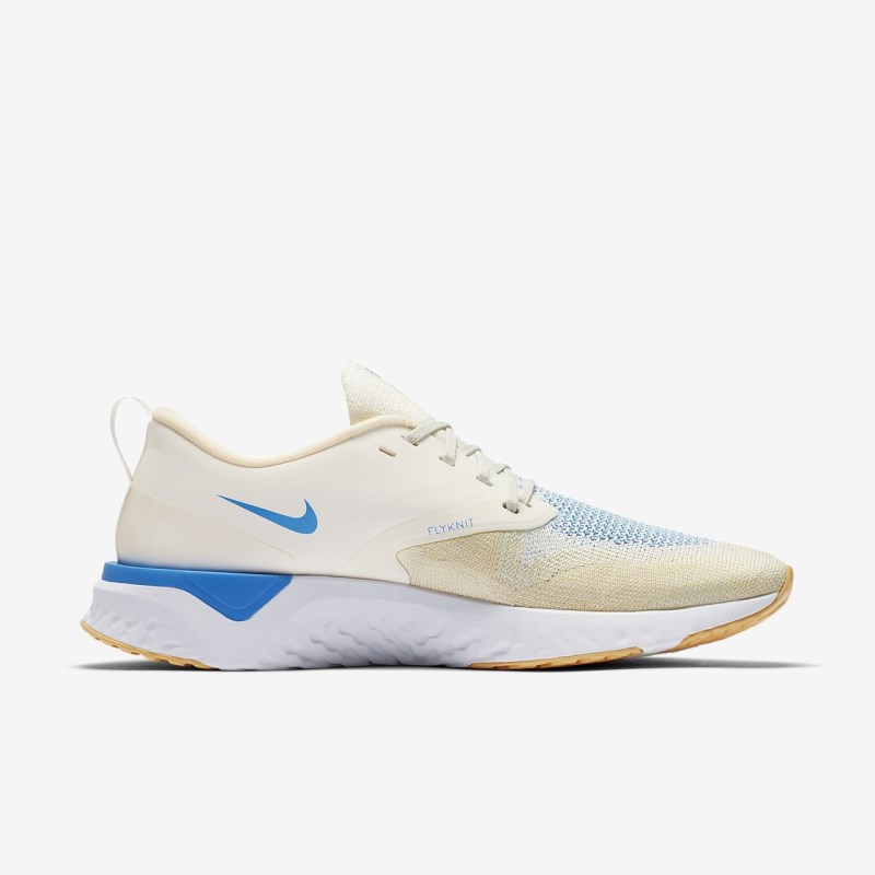 Nike オデッセイ React フライニット 2 レディース ランニングシューズ 青 | PV4801-665