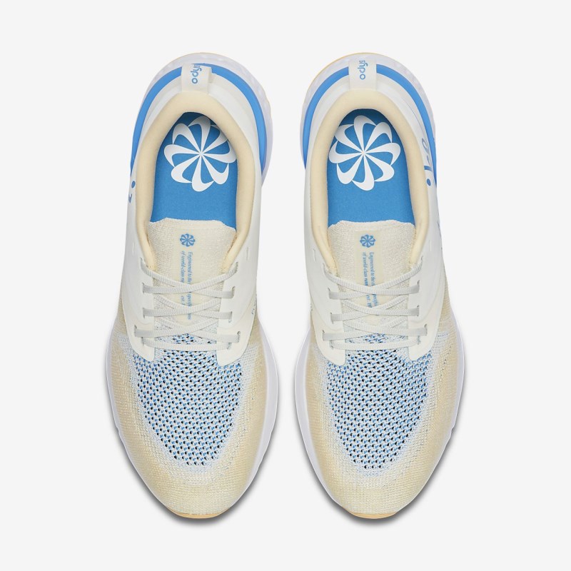 Nike オデッセイ React フライニット 2 レディース ランニングシューズ 青 | PV4801-665