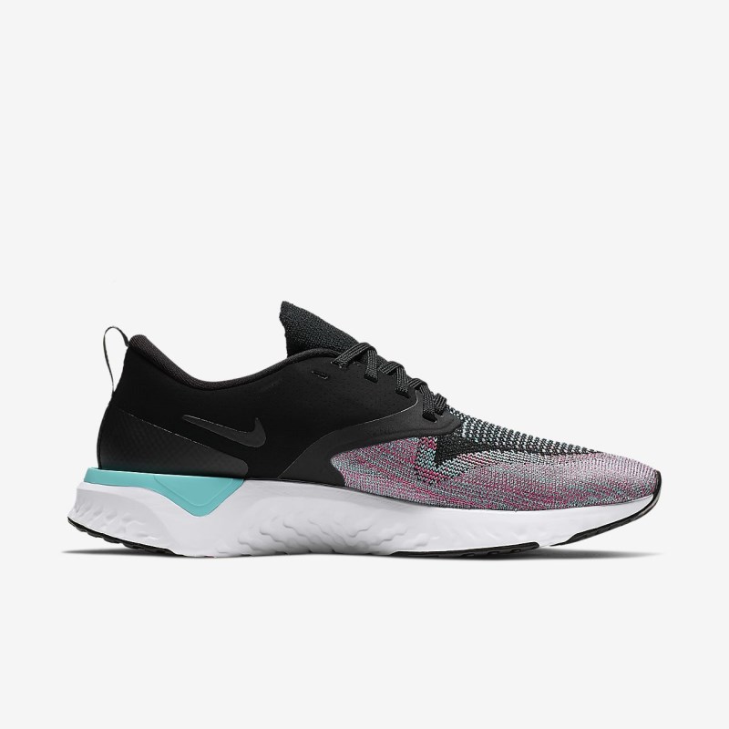 Nike オデッセイ React フライニット 2 レディース ランニングシューズ 黒 | ZI5803-918
