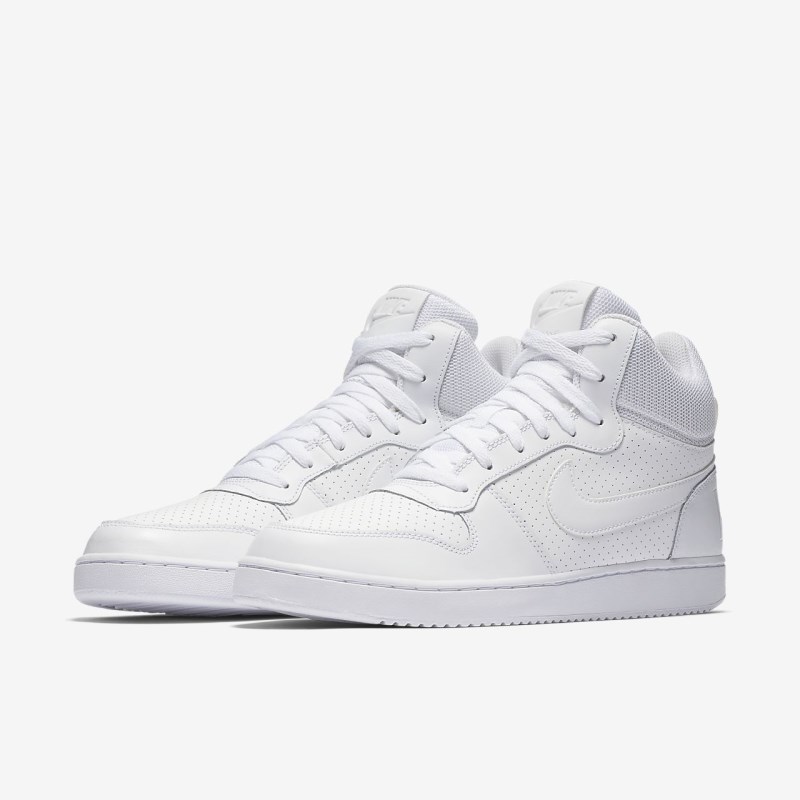 Nike コート Borough ミッドカット メンズ スニーカー 白 | CA1081-368