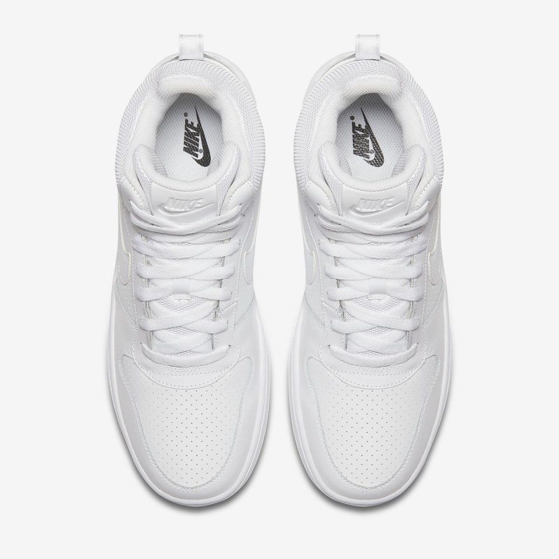 Nike コート Borough ミッドカット メンズ スニーカー 白 | CA1081-368