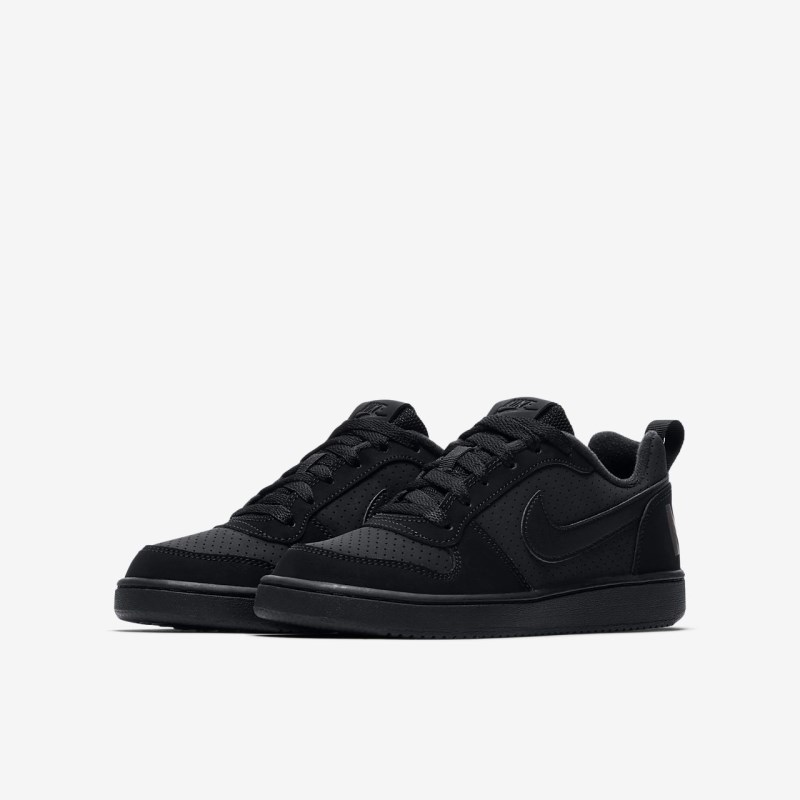 Nike コート Borough ロー キッズ スニーカー 黒 | NI3149-852