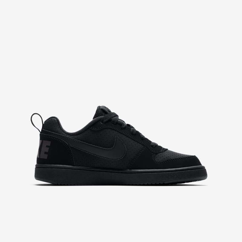 Nike コート Borough ロー キッズ スニーカー 黒 | NI3149-852