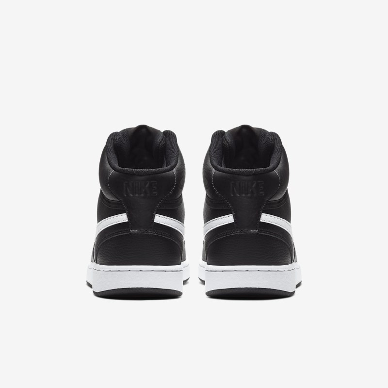 Nike コート Vision ミッドカット メンズ スニーカー 黒 | AR6684-155