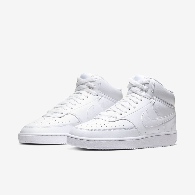 Nike コート Vision ミッドカット レディース スニーカー 白 | KX6487-816