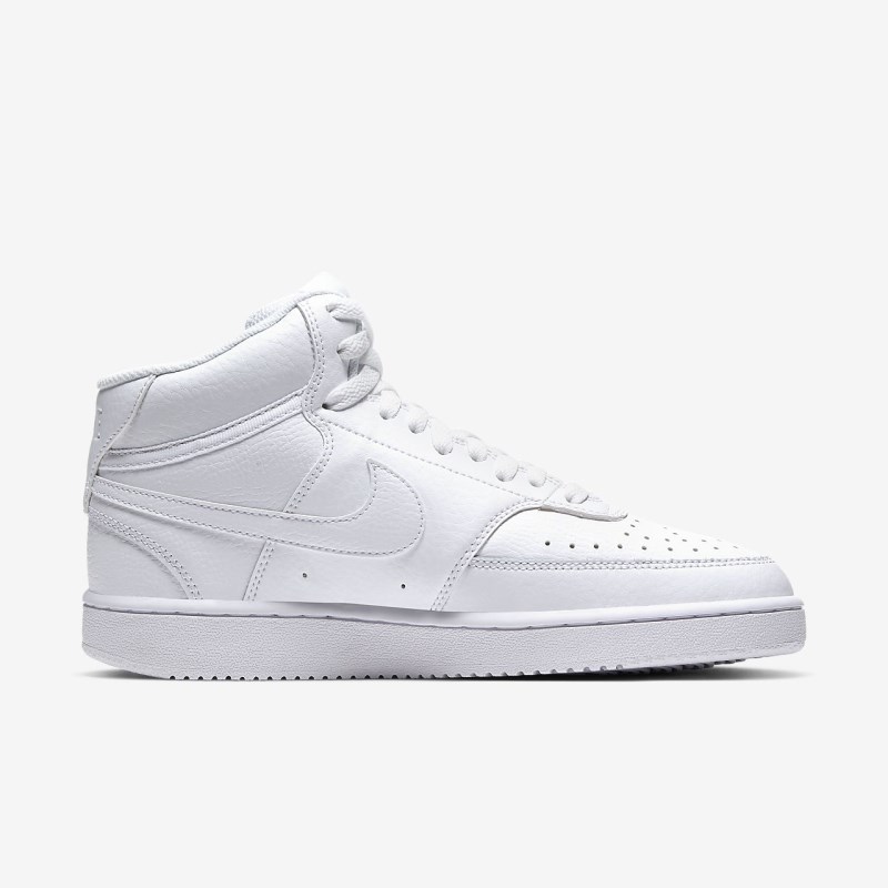Nike コート Vision ミッドカット レディース スニーカー 白 | KX6487-816
