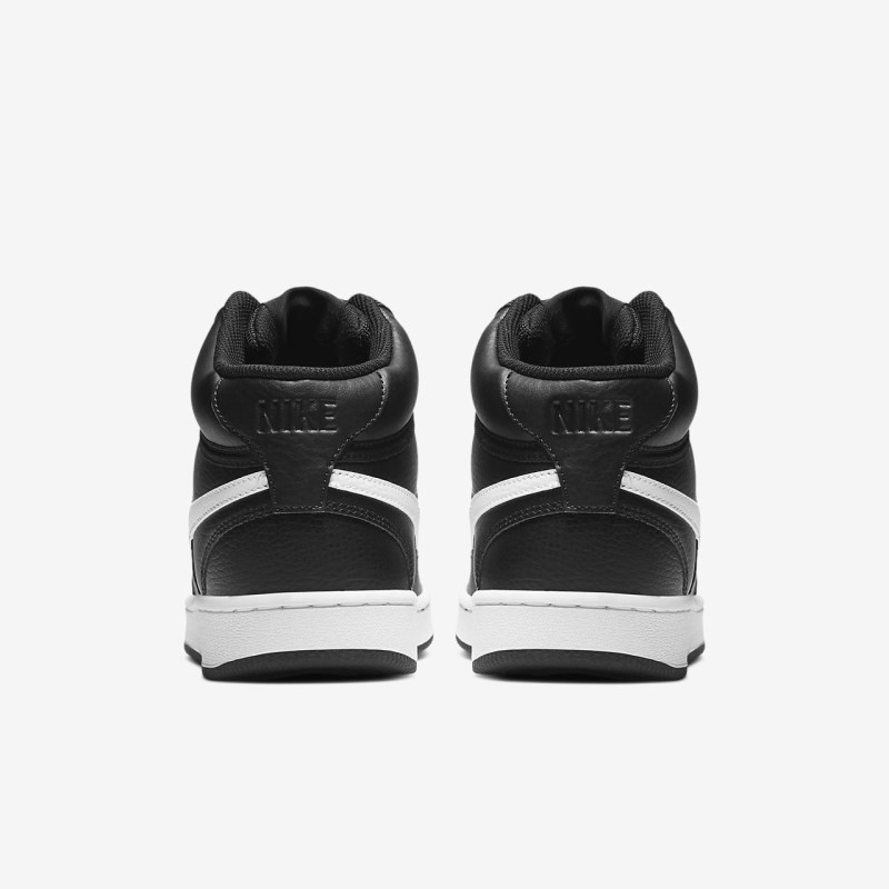 Nike コート Vision ミッドカット レディース スニーカー 黒 | QD1218-849