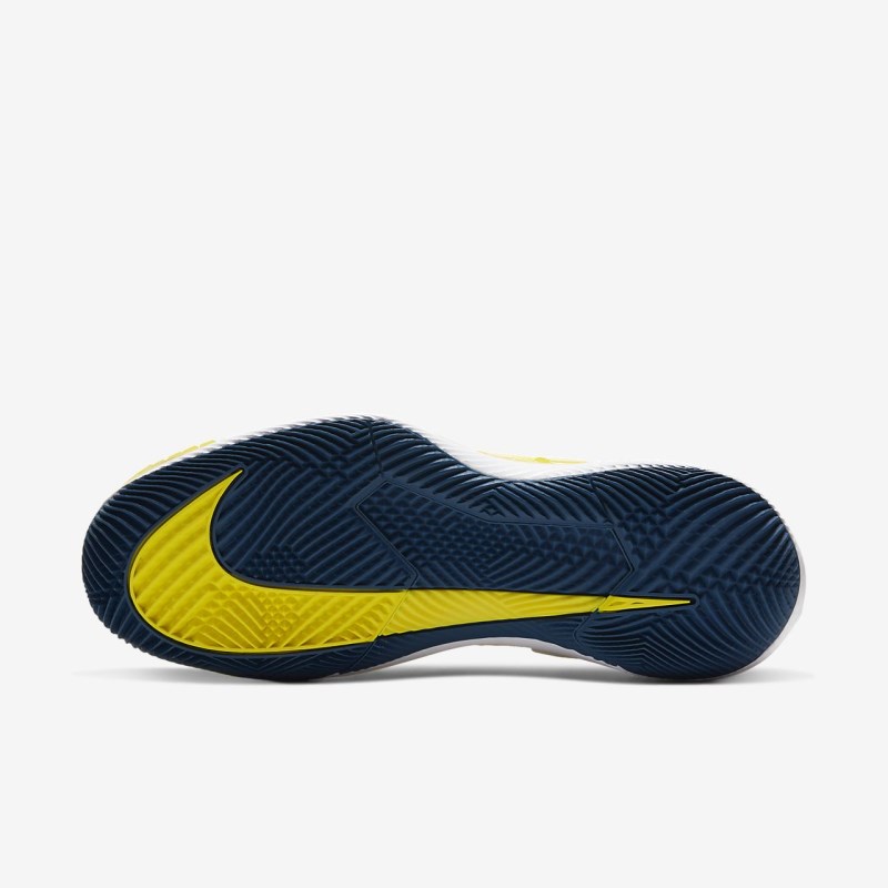 Nike コート エア ズーム Vapor X ニット レディース テニスシューズ 黄色 | ZL9198-832