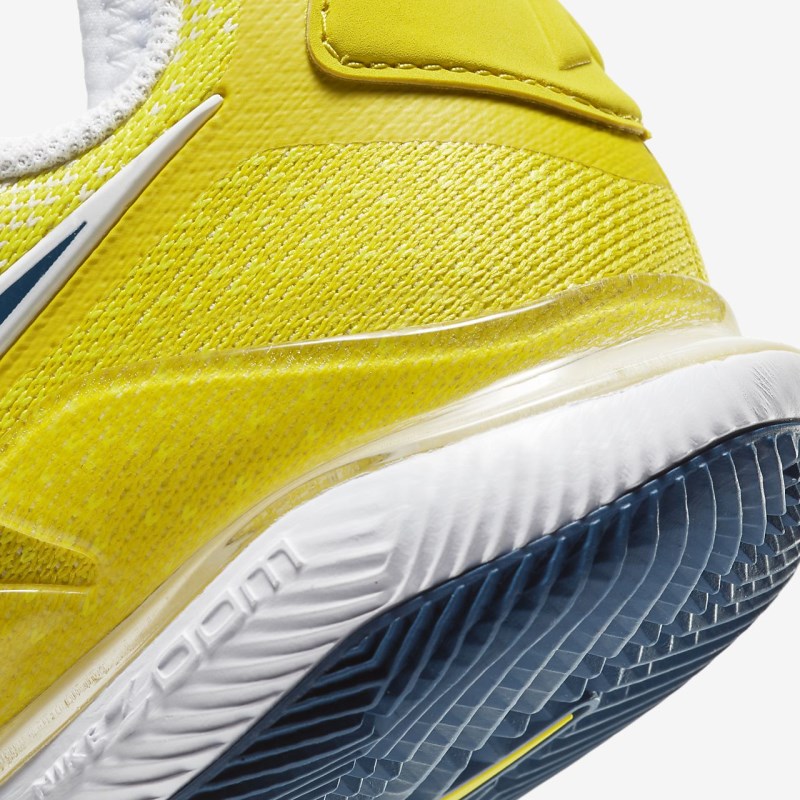 Nike コート エア ズーム Vapor X ニット レディース テニスシューズ 黄色 | ZL9198-832