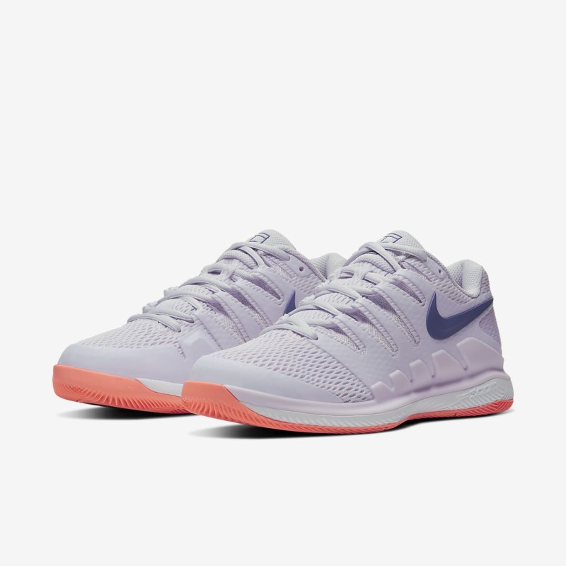 Nike コート エア ズーム Vapor X レディース テニスシューズ ライト紫 | MV6688-393
