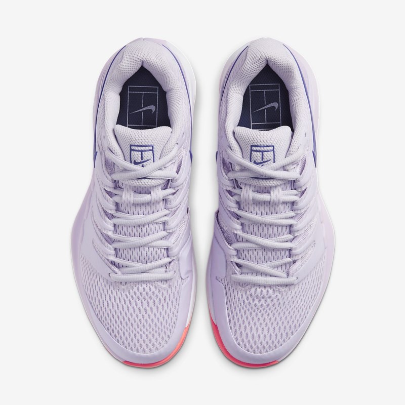 Nike コート エア ズーム Vapor X レディース テニスシューズ ライト紫 | MV6688-393