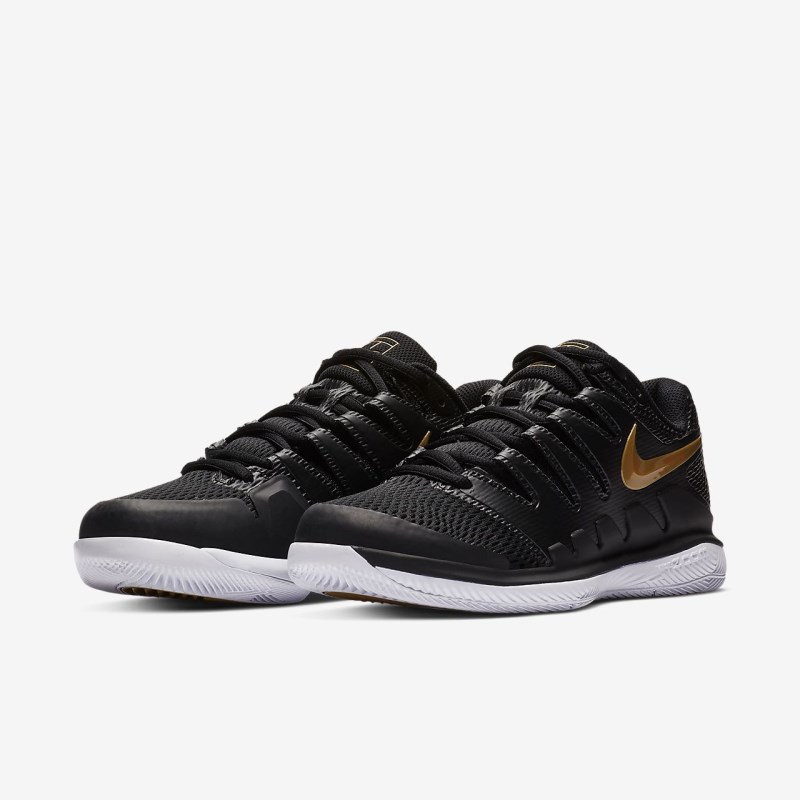 Nike コート エア ズーム Vapor X レディース テニスシューズ 黒 | OQ9866-597