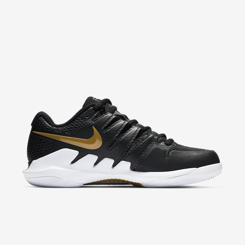 Nike コート エア ズーム Vapor X レディース テニスシューズ 黒 | OQ9866-597