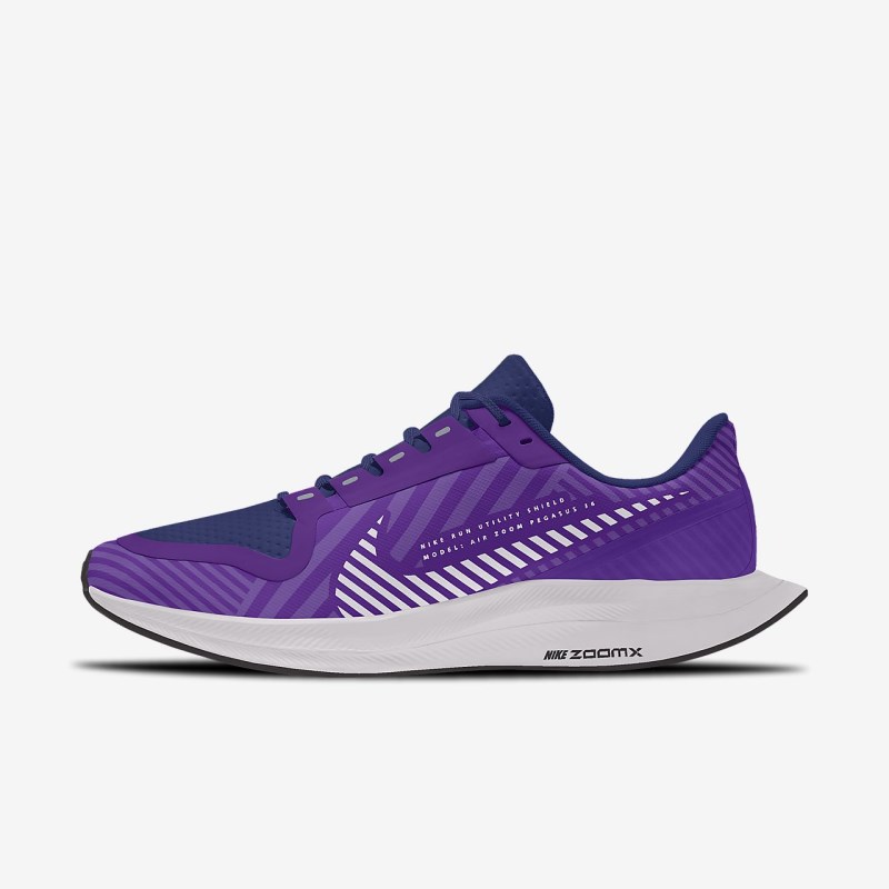 Nike ズーム ペガサス Turbo 2 Shield ロー レディース ランニングシューズ 紫 | YS4988-359