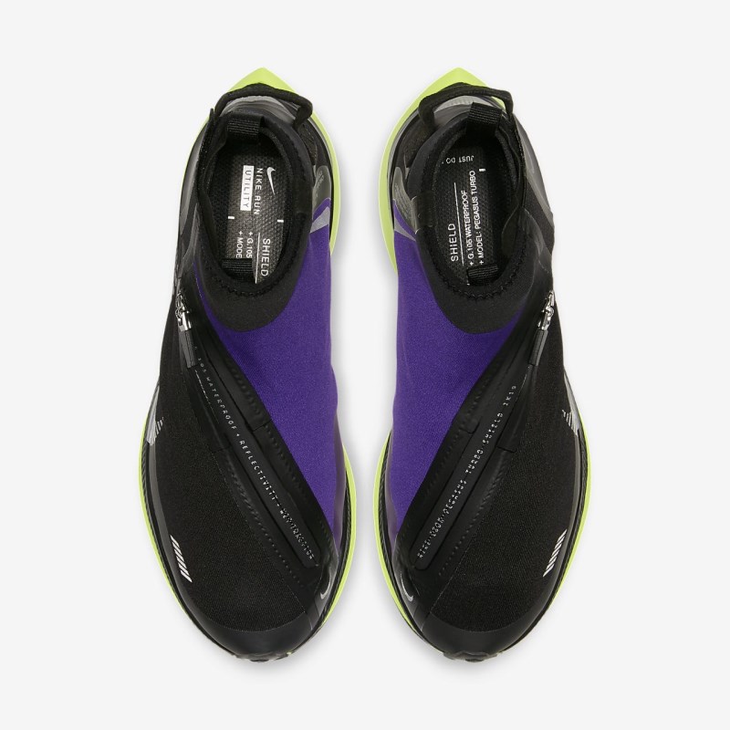 Nike ズーム ペガサス Turbo Shield レディース ランニングシューズ 黒 | LB4755-107