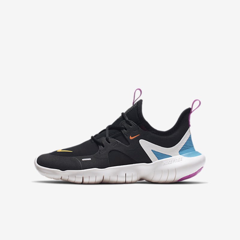 Nike フリー RN 5.0 キッズ ランニングシューズ 黒 | GR3988-989