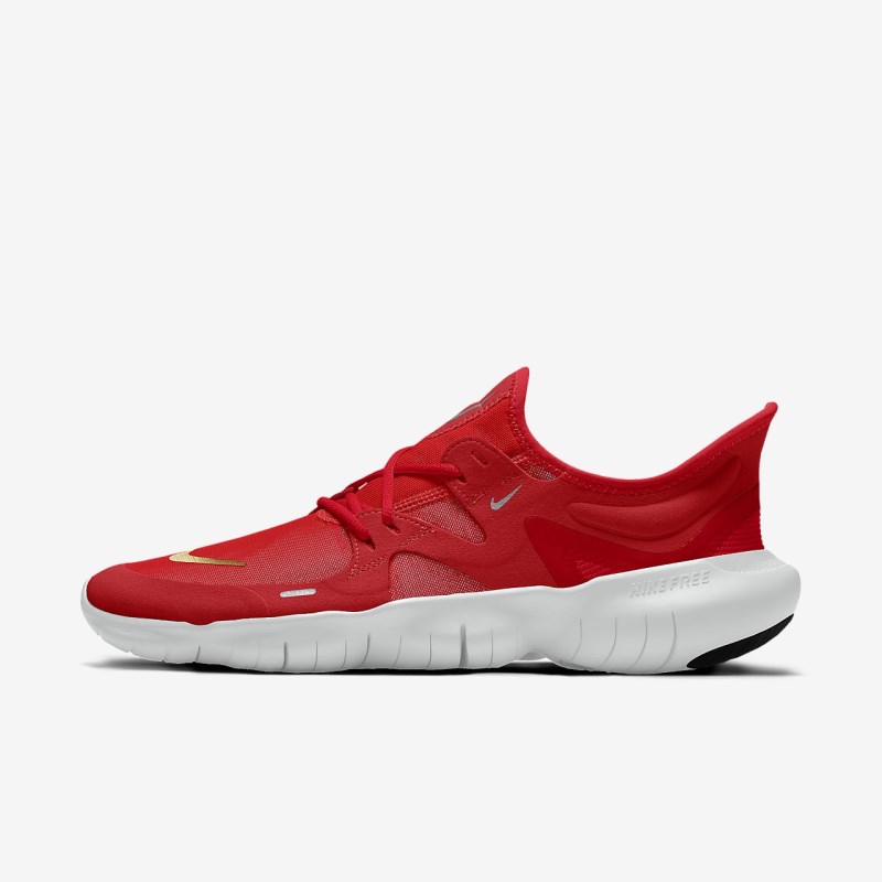 Nike フリー RN 5.0 レディース ウォーキングシューズ 赤 | YA7689-155