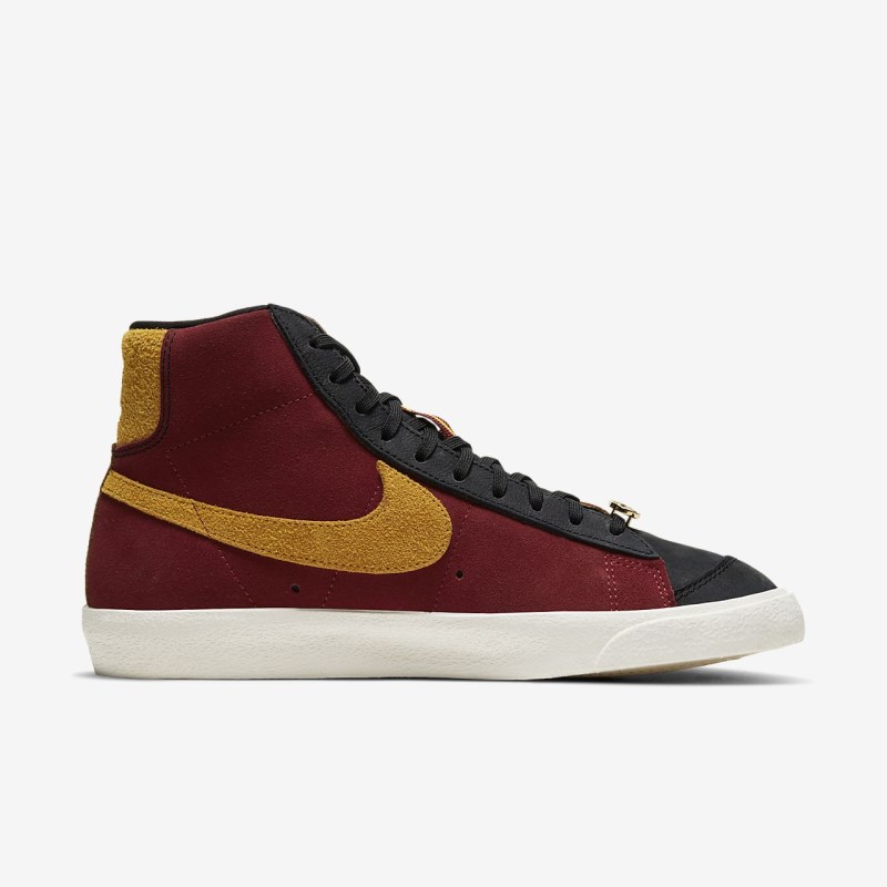 Nike ブレザー ミッドカット '77 レディース スニーカー 黒 | DC5984-909