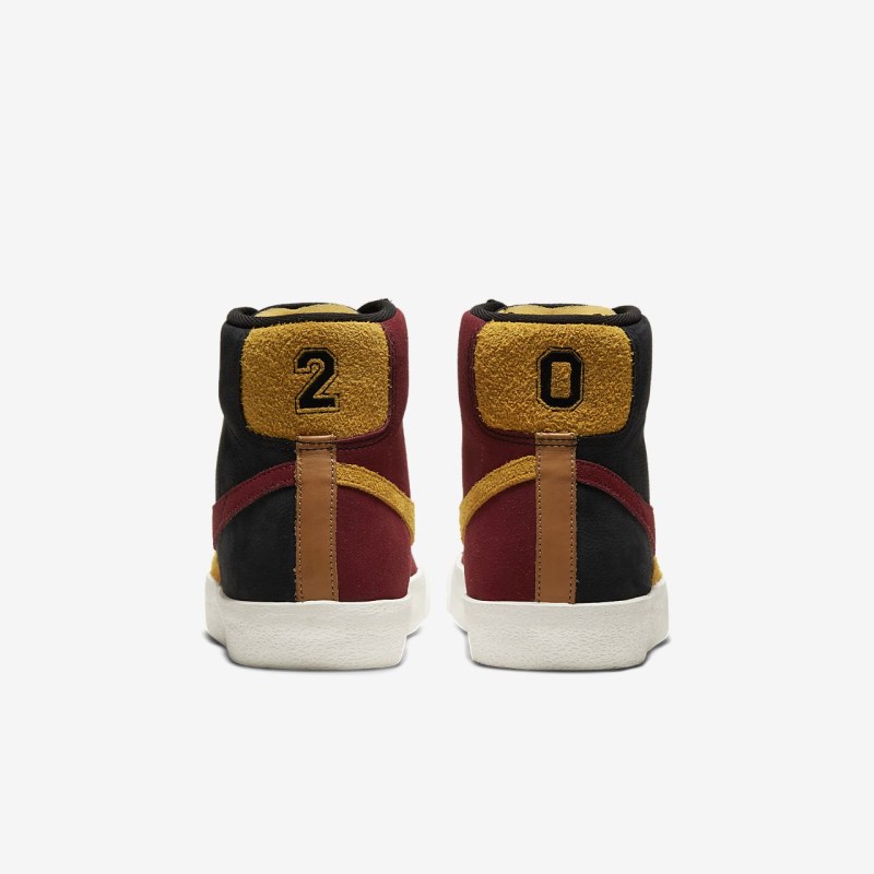 Nike ブレザー ミッドカット '77 レディース スニーカー 黒 | DC5984-909