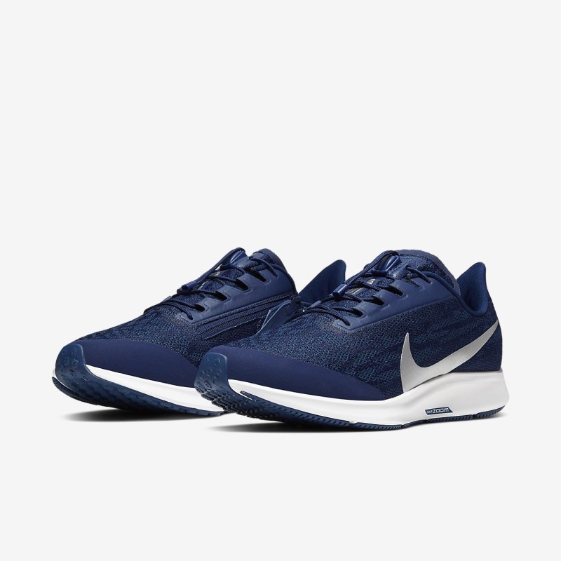Nike ペガサス 36 FlyEase (Extra ワイド) メンズ ランニングシューズ 青 | TI7252-899
