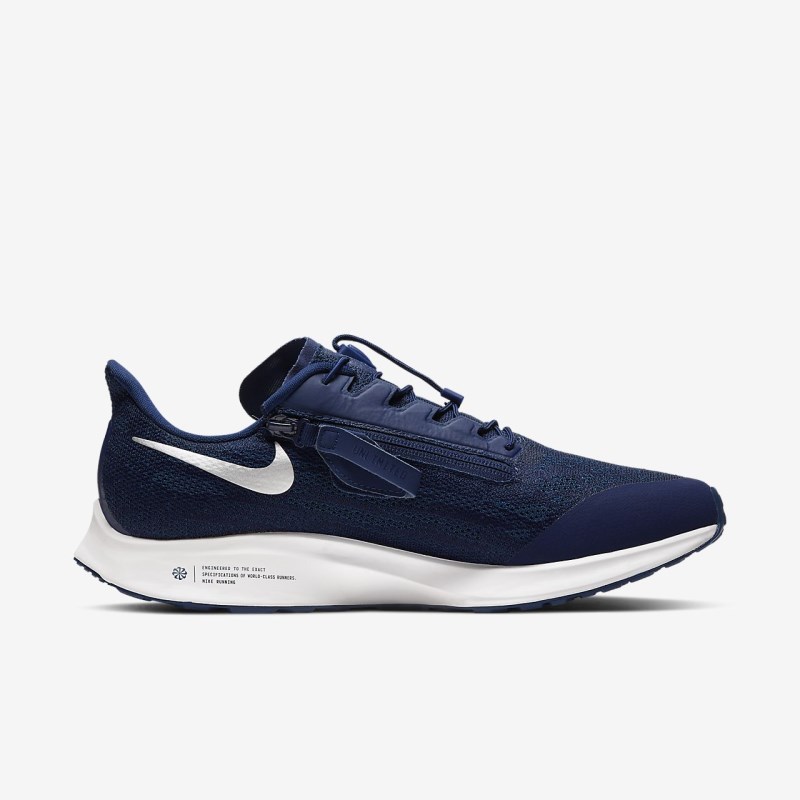 Nike ペガサス 36 FlyEase (Extra ワイド) メンズ ランニングシューズ 青 | TI7252-899
