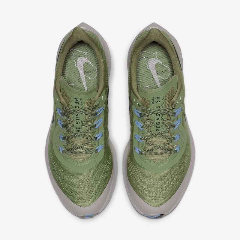 Nike ペガサス 36 トレイル メンズ ランニングシューズ 緑 | EM9358-792