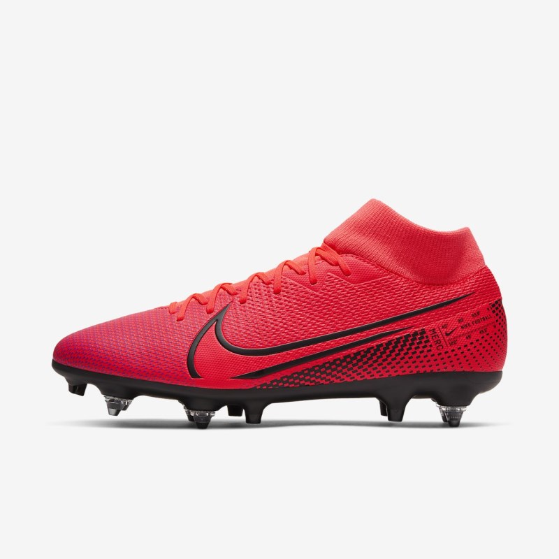 Nike マーキュリアル Superfly 7 Academy SG-PRO Anti-Clog Traction レディース サッカーシューズ 赤 | FZ2293-184