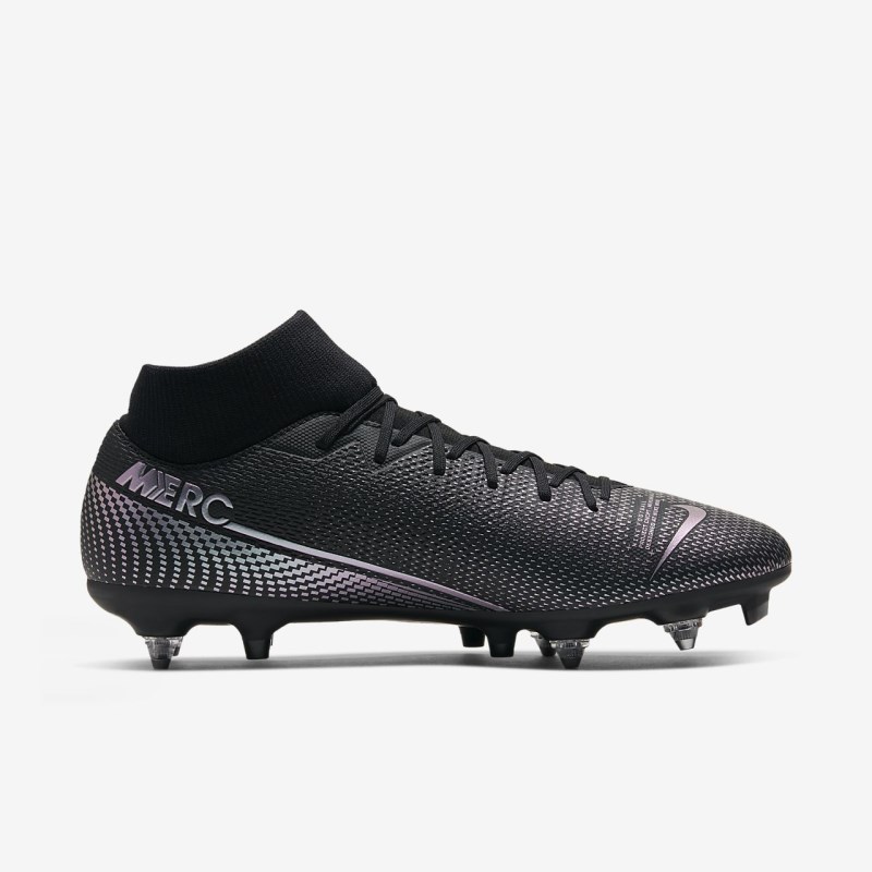 Nike マーキュリアル Superfly 7 Academy SG-PRO Anti-Clog Traction レディース サッカーシューズ 黒 | SU2667-326