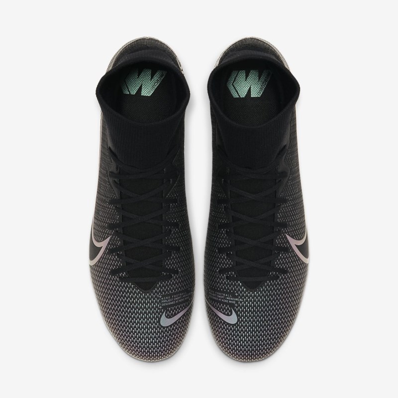 Nike マーキュリアル Superfly 7 Academy SG-PRO Anti-Clog Traction レディース サッカーシューズ 黒 | SU2667-326
