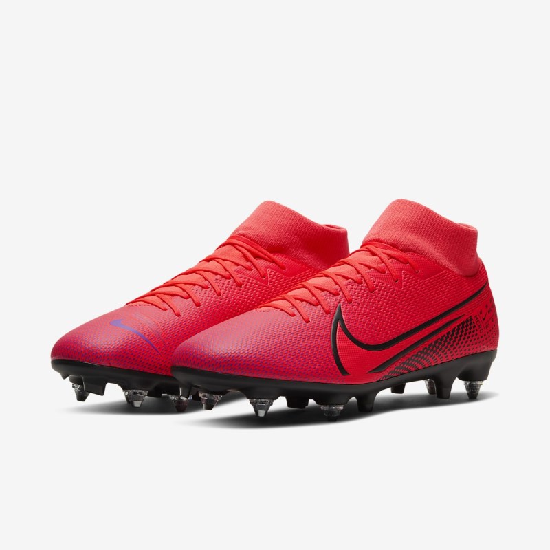 Nike マーキュリアル Superfly 7 Academy SG-PRO Anti-Clog Traction メンズ サッカーシューズ 赤 | XN9362-611