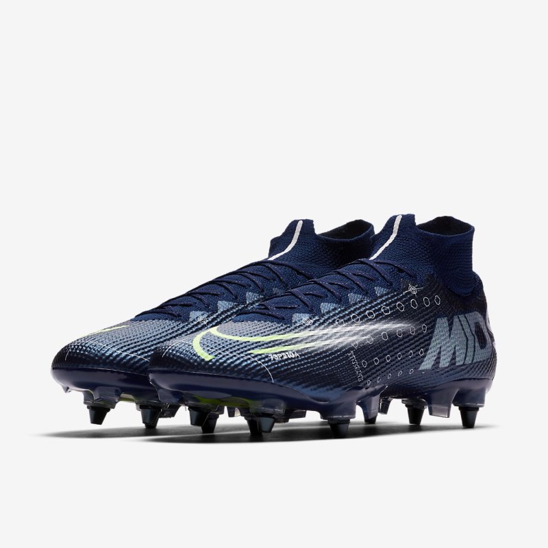 Nike マーキュリアル Superfly 7 エリート MDS SG-PRO Anti-Clog Traction レディース サッカーシューズ 青 | XR1845-021