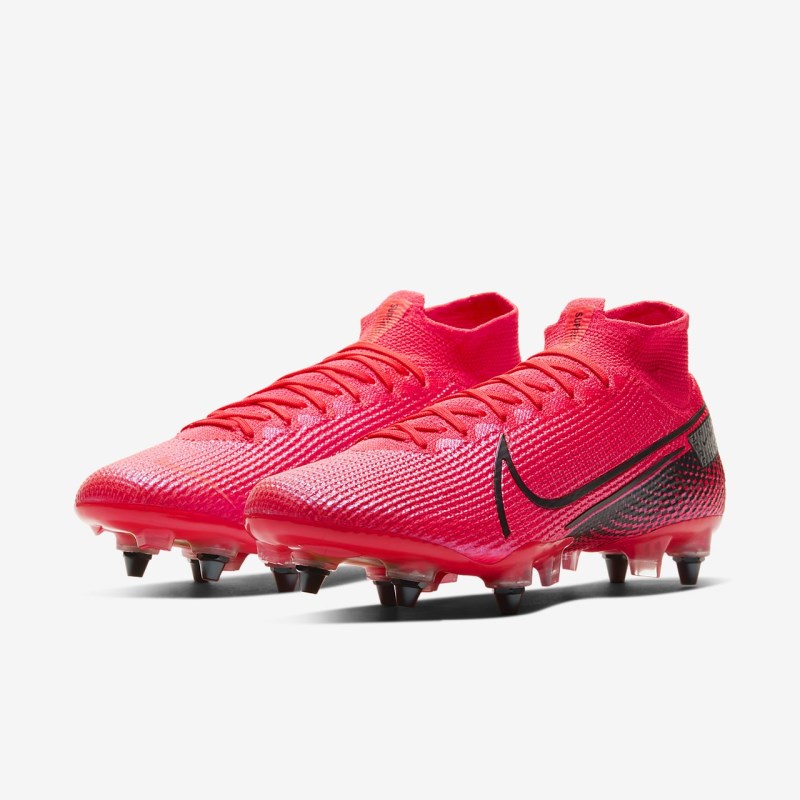 Nike マーキュリアル Superfly 7 エリート SG-PRO Anti-Clog Traction レディース サッカーシューズ 赤 | EL9244-830