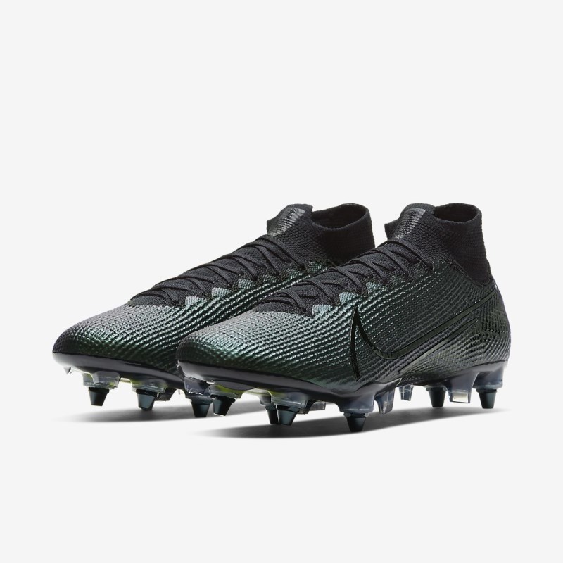 Nike マーキュリアル Superfly 7 エリート SG-PRO Anti-Clog Traction レディース サッカーシューズ 黒 | SC6502-160