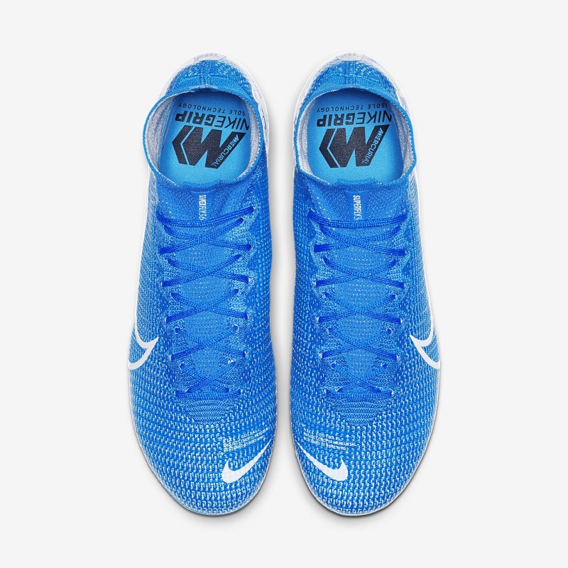 Nike マーキュリアル Superfly 7 エリート SG-PRO Anti-Clog Traction レディース サッカーシューズ 青 | TL2713-168