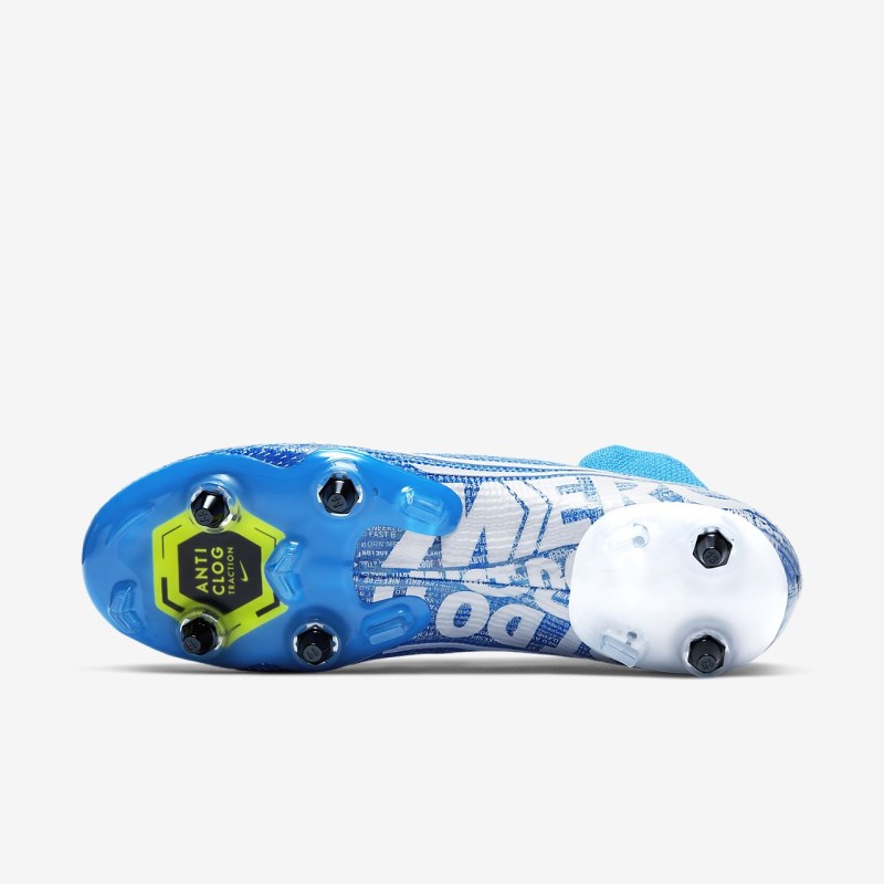 Nike マーキュリアル Superfly 7 エリート SG-PRO Anti-Clog Traction レディース サッカーシューズ 青 | TL2713-168