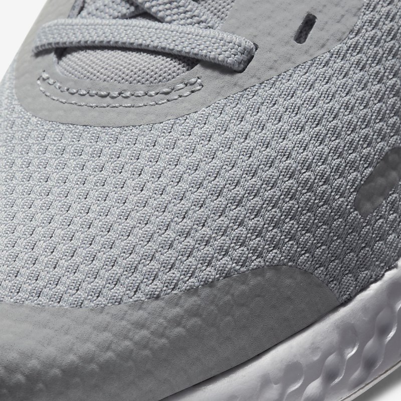 Nike レボリューション 5 FlyEase キッズ ランニングシューズ ライトグレー | IK6001-570