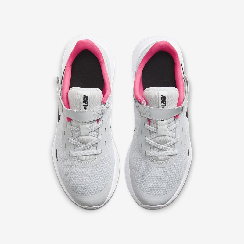 Nike レボリューション 5 FlyEase キッズ ランニングシューズ 白 | WQ9662-619