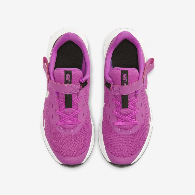 Nike レボリューション 5 FlyEase キッズ ランニングシューズ 黒 | HI9018-416