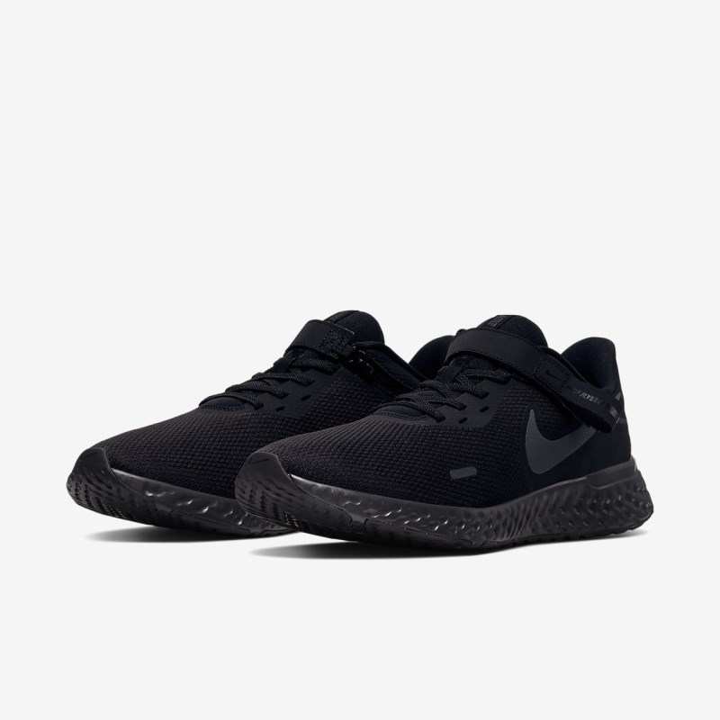 Nike レボリューション 5 FlyEase メンズ ランニングシューズ 黒 | KL9308-407
