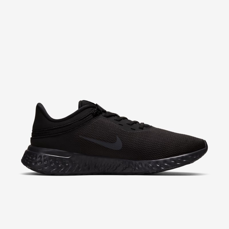 Nike レボリューション 5 FlyEase メンズ ランニングシューズ 黒 | KL9308-407