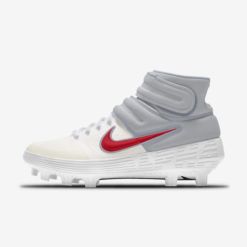 Nike Alpha ハラチ エリート 2 ミッドカット MCS メンズ ベースボール シューズ 白 | DT6603-432