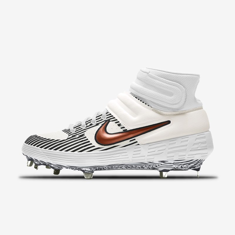 Nike Alpha ハラチ エリート 2 ミッドカット Metal メンズ ベースボール シューズ 白 | RN8952-042