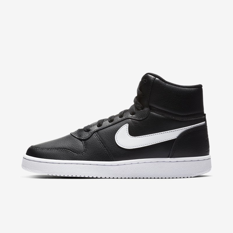 Nike Ebernon ミッドカット レディース スニーカー 黒 | GG6454-518