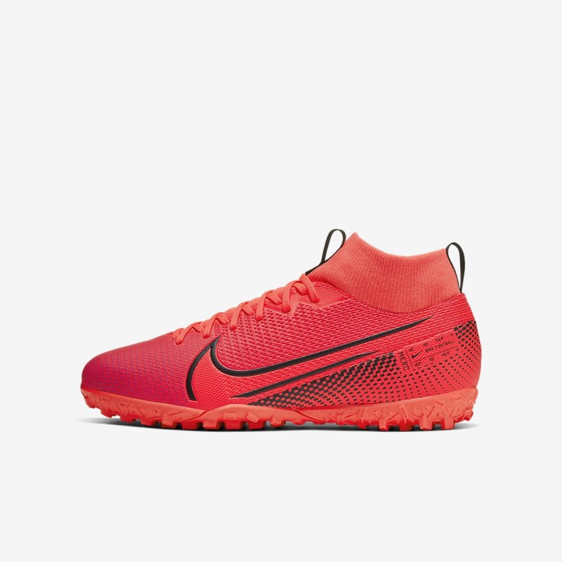 Nike Jr. マーキュリアル Superfly 7 Academy TF キッズ サッカーシューズ 赤 | PM7409-400