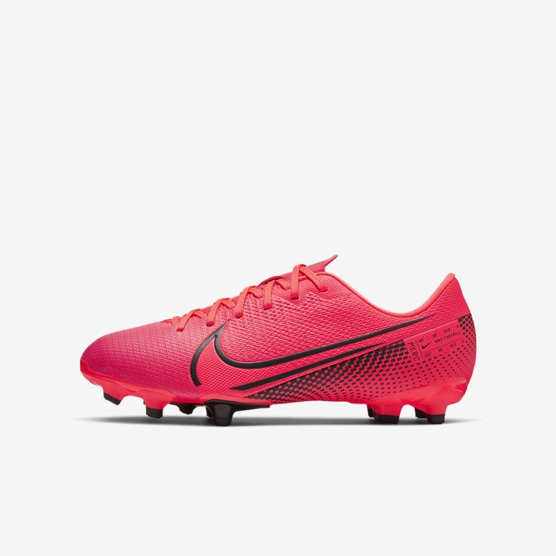 Nike Jr. マーキュリアル Vapor 13 Academy MG キッズ サッカーシューズ 赤 | TQ1359-971
