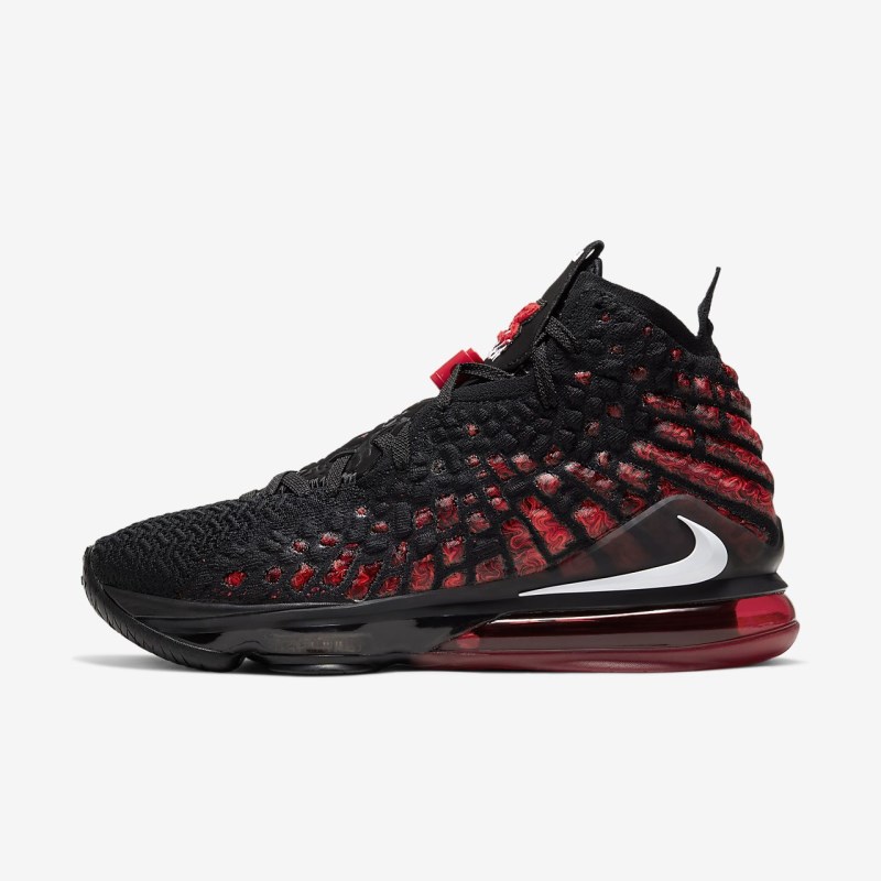 Nike LeBron 17 メンズ バスケットシューズ 黒 | GT7644-309